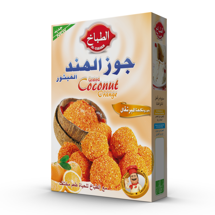Kurutulmuş hindistan cevizi (turuncu)